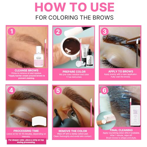 Lash Lift & Color Kit – At-Home Temporary Eyelash Tint, Black