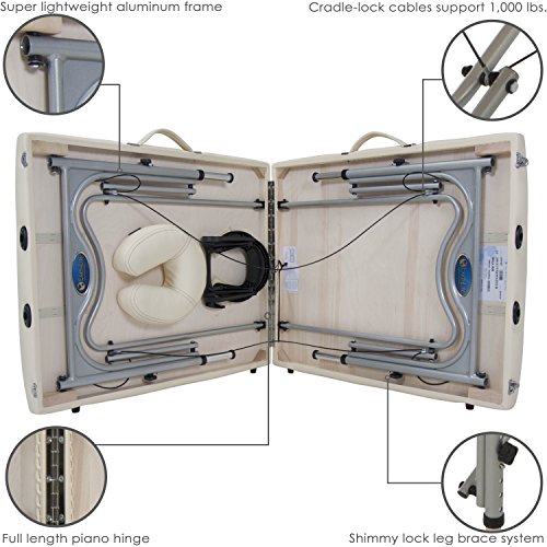 EarthLite Luna Portable Massage Table - 29lb Lightweight