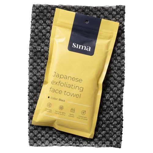 Exfoliating Body Scrub Towel - 2-Sided Japanese Hexagon Fibers