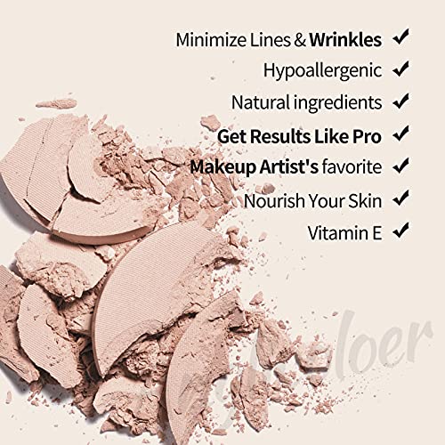 Phoera Sheer Matte Setting Powder - Vitamin E Foundation Fixer