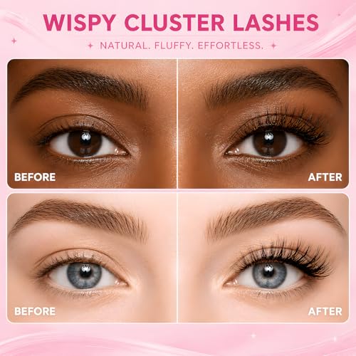 Self-Adhesive Lash Clusters Kit C Curl 10-16mm 100pcs