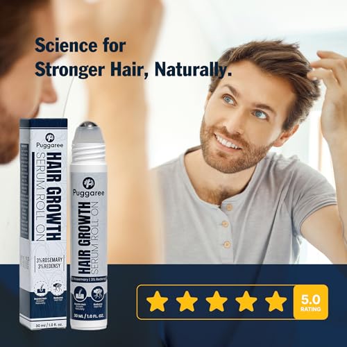 Redensyl Hair Growth Serum Roll-On for Thicker Hair - 30ml, DHT-Blocker, Natural Follicle Revitalizer