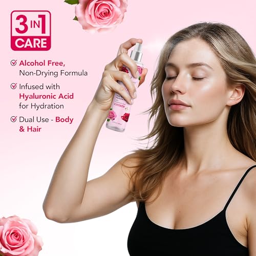 Botanic Hearth British Rose Body & Hair Perfume Spray 3.4oz