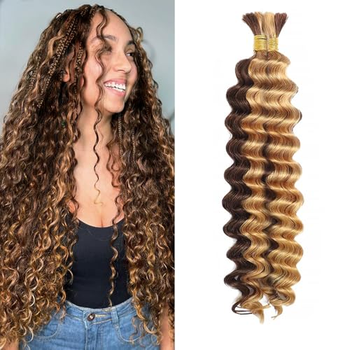 Boho Braids Human Hair Bundles - 20 Inch Deep Wave #4/#27