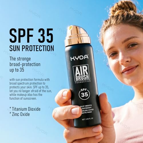 KYDA SPF 35 Airbrush Foundation Spray - Flawless Coverage