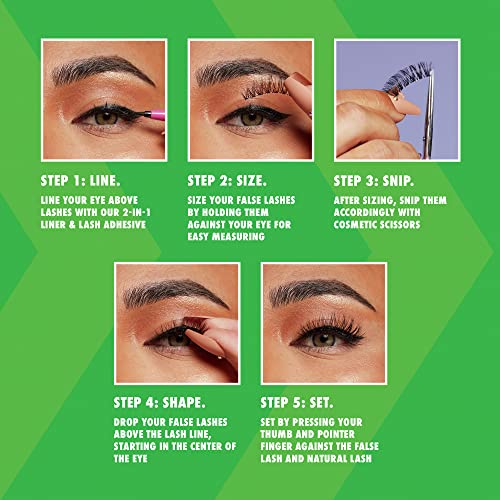 NYX PROFESSIONAL MAKEUP Jumbo Lash! 2-In-1 Eyeliner & Lash Adhesive - Baddest Black