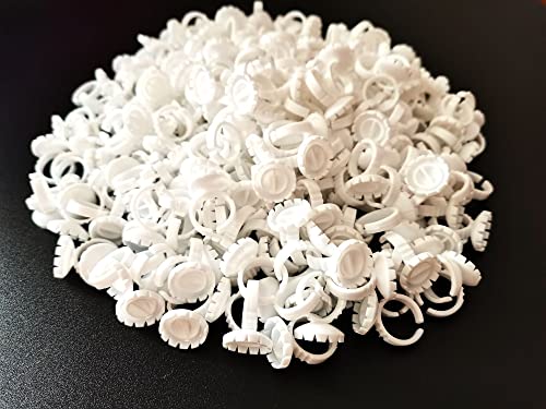 300 PCS Disposable Glue Rings for Eyelash Extension