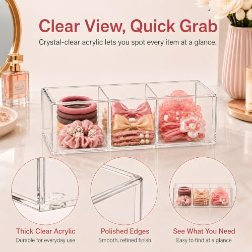 Hair Accessories Organizer with Removable Divider