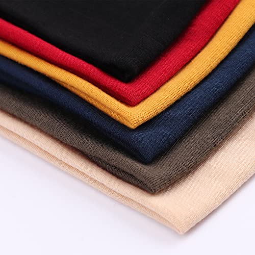 DRESHOW 6 Pack Adjustable Headbands for Women | Non-Slip Sports Hair Bands