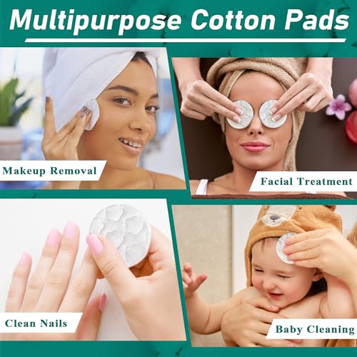 Cotton Rounds for Makeup Removal, 300 Count | Ultra-Soft Pads