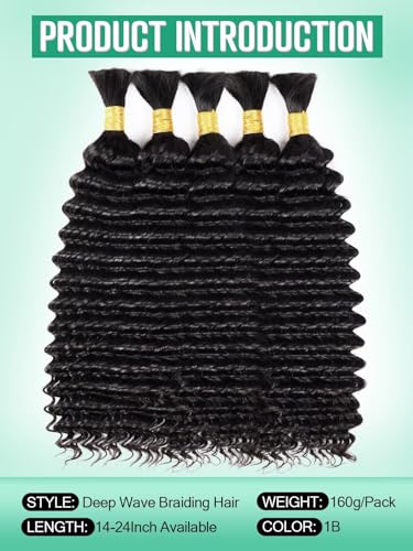 Boho Curly Braiding Hair 18 Inch 160g - Virgin Brazilian