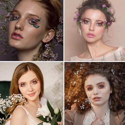 24 Pairs Temporary Eye Tattoo Stickers - Waterproof Eyeliner