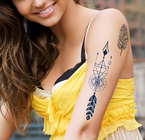 Semi Permanent Tattoo 6-Sheet Pack – 1-2 Weeks Long Lasting