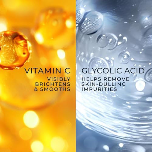 RoC Multi Correxion Revive + Glow Gel Vitamin C Cleanser, Face Wash, Facial Cleanser with Glycolic Acid, Paraben-Free, Sulfate-Free Skin Care - 6 Ounces