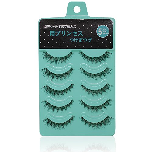 Scala 5 Pairs 3D False Eyelashes Thick Messy Cross Lashes