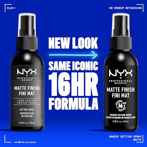 NYX Professional Makeup Matte Setting Spray - Long-Lasting, Vegan