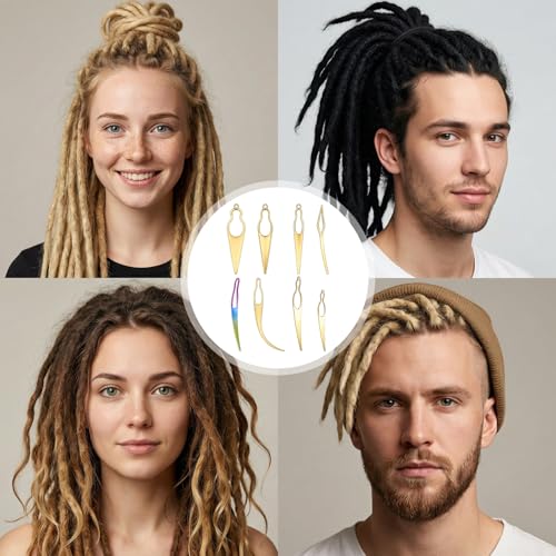 8-Piece Loc Interlocking Tool Set for Dreadlocks & Sisterlocks