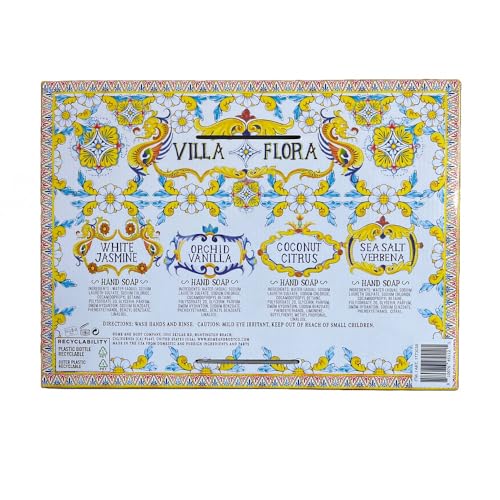 Home & Body Co. Villa Flora Hand Soap Set 4x16oz
