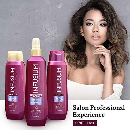 Infusium Moisturize and Replenish Professional Shampoo - 33.8oz - Avocado and Olive Oil (Pack of 2)