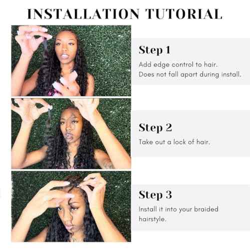 Human Braiding Hair 3 Bundles/Pack 150g Water Wave Bulk Hair No Weft 10A Brazilian Virgin Braiding for Boho Braids Wet and Wavy Braids Extensions (26 26 26 Inch)