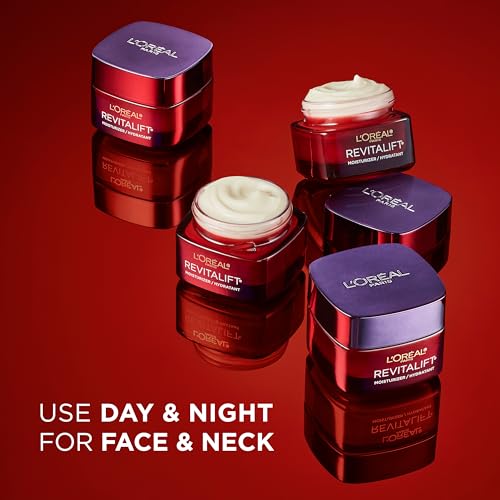 L'Oreal Paris Revitalift Triple Power Anti-Aging Face Moisturizer Travel Size, Pro Retinol, Hyaluronic Acid & Vitamin C, Reduce Wrinkles, Trial 0.5 Oz