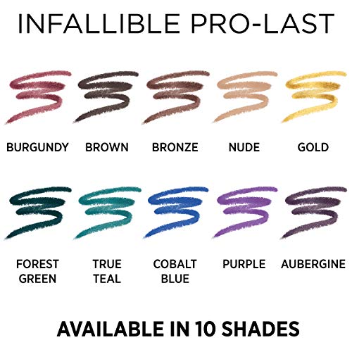 L'Oreal Paris Infallible Pro-Last Waterproof Pencil Eyeliner, Burgundy