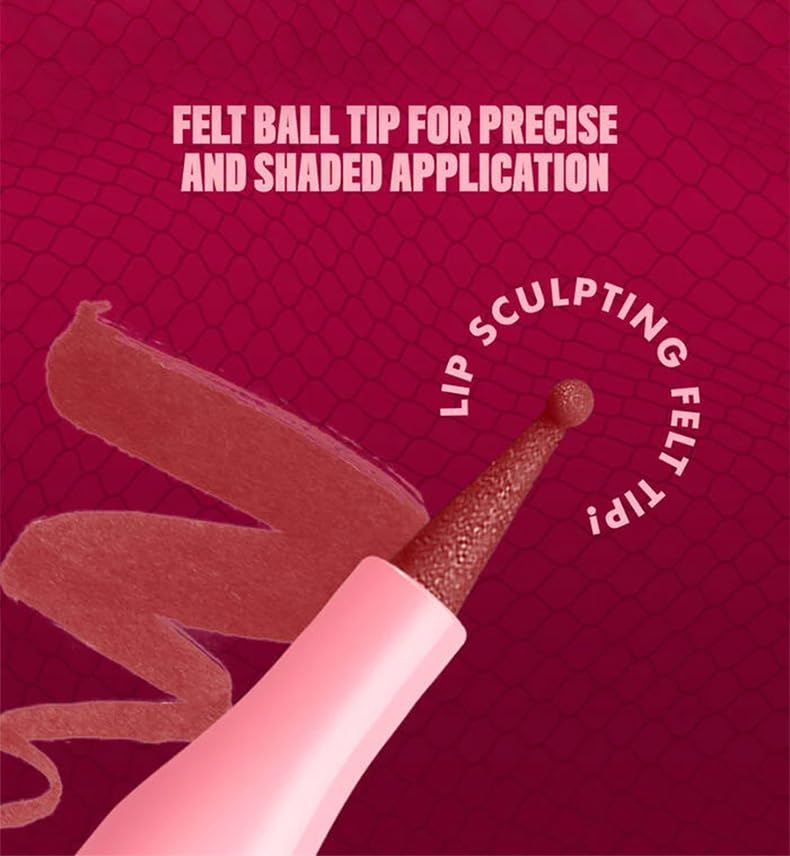 Waterproof Lip Liner Pencil - Long Lasting, Transfer-Proof Contour