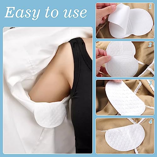 Disposable Armpit Sweat Pads - 50 Pcs Peel-and-Stick Protection