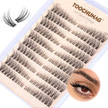 Wispy C Curl Cluster Lashes - Natural 3D Eyelash Extensions 180pcs