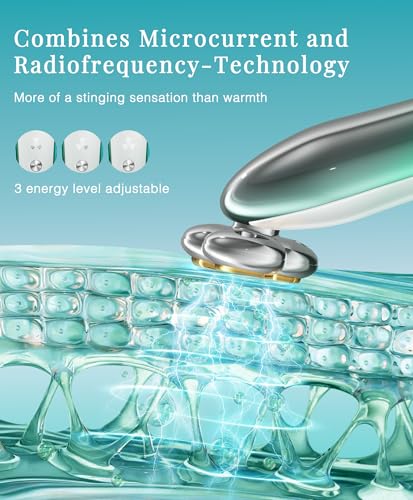 ALUSHEE 2-in-1 RF Microcurrent Eye Device for Puffiness & Wrinkles