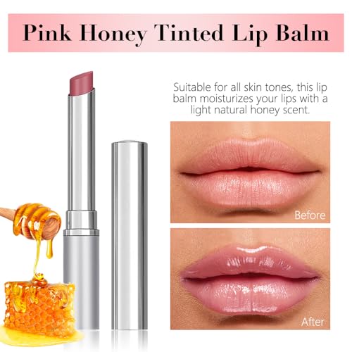 Pink Cherry Nude Lip Tint - Hydrating Glossy Balm