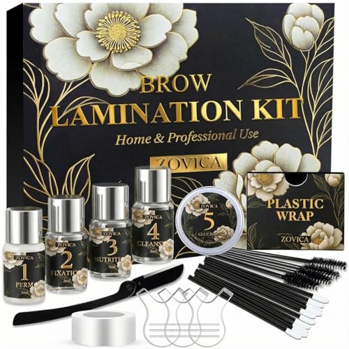 Brow Lamination Kit ? DIY Eyebrow Lamination Kit for Salon-Quality Results at Home, Instant Brow Lift for Fuller, Thicker, More Beautiful Brows, Easy to Use for Professionals & Beginners