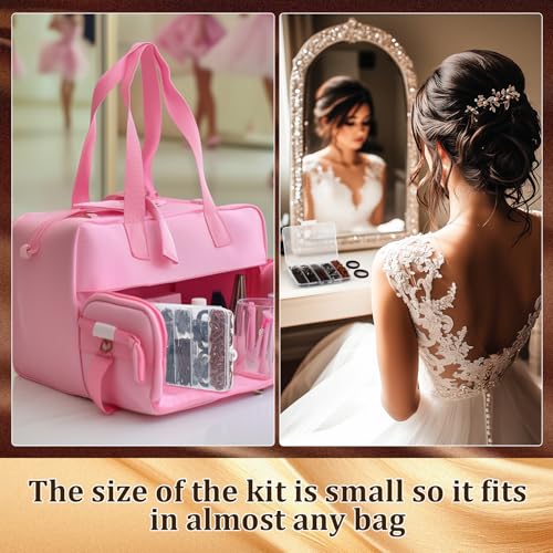 Dance Hair Accessories Kit with U-Shaped Pins & Hair Nets