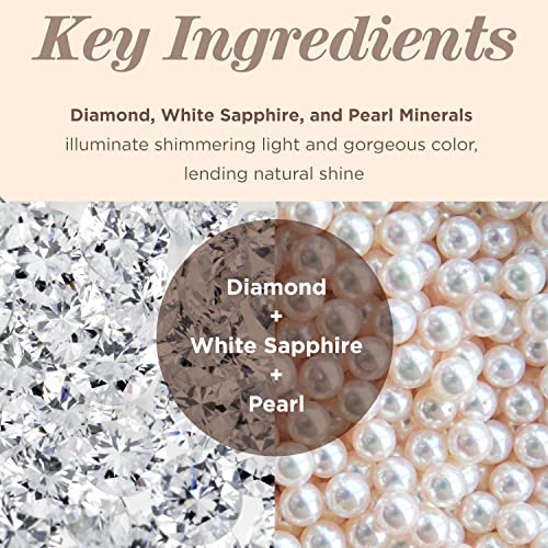 Touch in Sol Metallist Sparkling Foiled Pigment (#1 Cream Peach) - Diamond and Pearl Powders to Create Holographic Look - Dazzling Sparkles Gorgeous Glitter Eye Shadow
