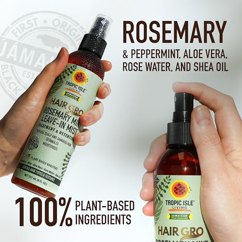 Rosemary Mint Leave-In Conditioner 8oz - Moisturizes & Detangles Hair
