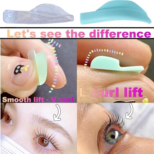 Lash Lift Shields 4 Size Set - C Curl Eyelash Perm Pads