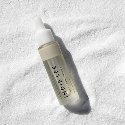 Indie Lee Daily Vitamin Infusion - Balancing Face Treatment Oil with Antioxidants, Rosehip Seed Oil + Moisture-Retaining Squalane - For Sensitive, Dry, Uneven + All Skin Types (1oz / 30ml)