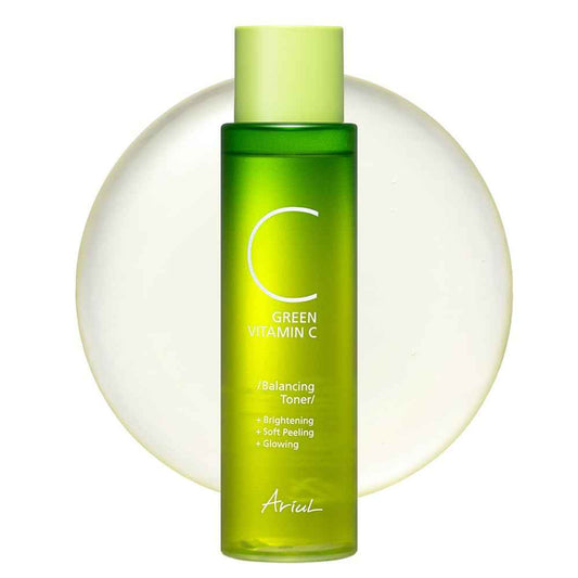 Ariul Green Vitamin C Balancing Toner – Gentle Exfoliation & Skin Balancing with 15% Kakadu-C Complex, PHA 1%, CICA, Vegan Formula, Korean Skin Care, 150ml / 5.07 fl. oz