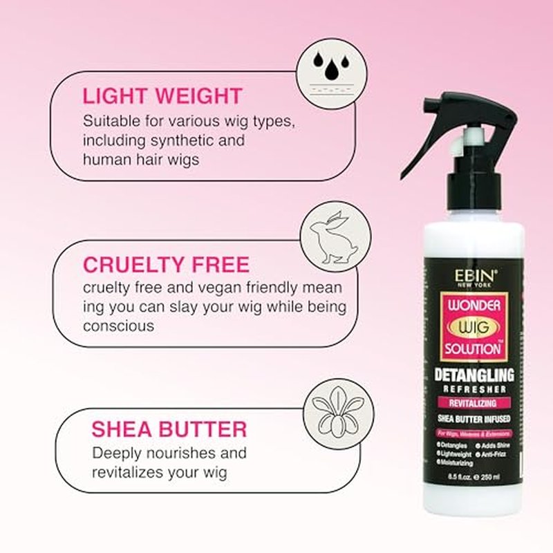 EBIN NEW YORK Wonder Wig Detangling Refresher Spray 8.5oz