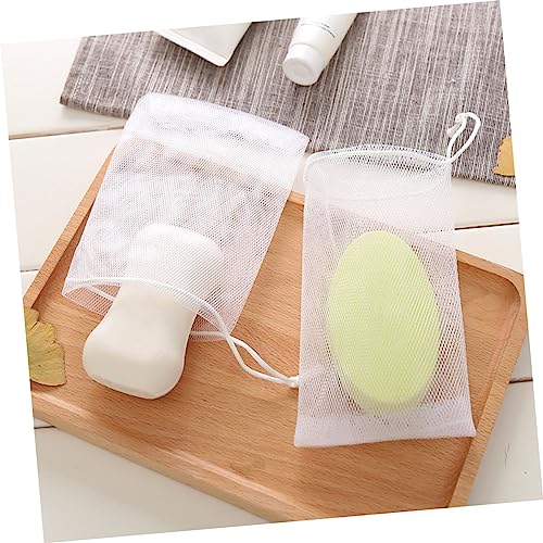 20pcs Nylon Soap Foaming Net Exfoliating Shower Pouch