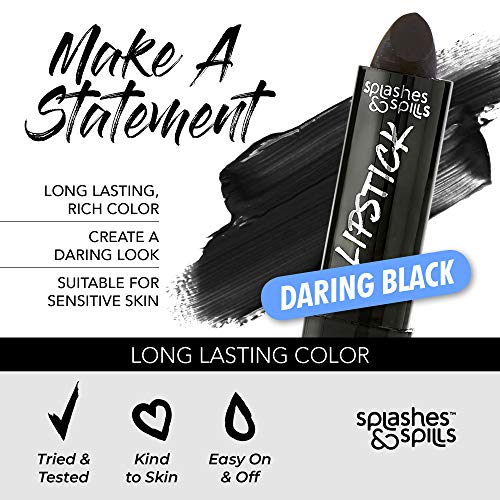 Vivid Black & Red Lipstick 2-Pack - Matte Finish