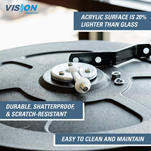 26" Acrylic Convex Mirror, 160° Wide Angle Security Blind Spot Mirror