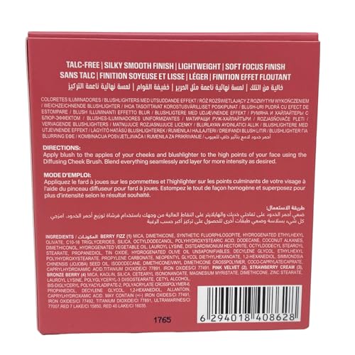 Huda Beauty Blush Filter Blurring Blushlighters Palette - Rose Berry - 7.5 g / 0.26 oz. Limited Edition