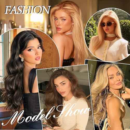 Clip in Hair Extensions Real Human Hair, 18 inch 100g/3.6oz, Balayage Invisible Remy Human hair Clip in Extensions for Women Seamless Straight 8Pcs Double Weft Dark Blonde Highlighted Bleach Blonde