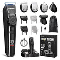 SUPRENT Beard Trimmers for Men - All-in-One Mens Grooming Kits with 40 Precision Dials£¬Waterproof Adjustable Trimmers for Hair, Beard, Face, Nose & Body, USB-C Rechargeable, 3.5H Running Time (Black)