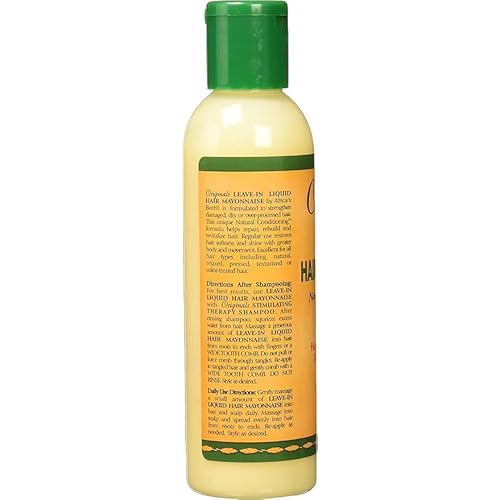 Africa's Best Conditioner, Originals Hair Mayonnaise Leave-In, 6 Fl Oz
