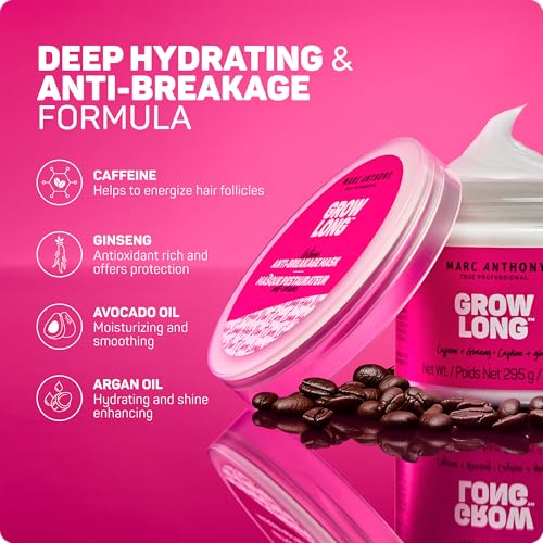 Marc Anthony Grow Long Hair Mask - Anti-Breakage Deep Conditioner