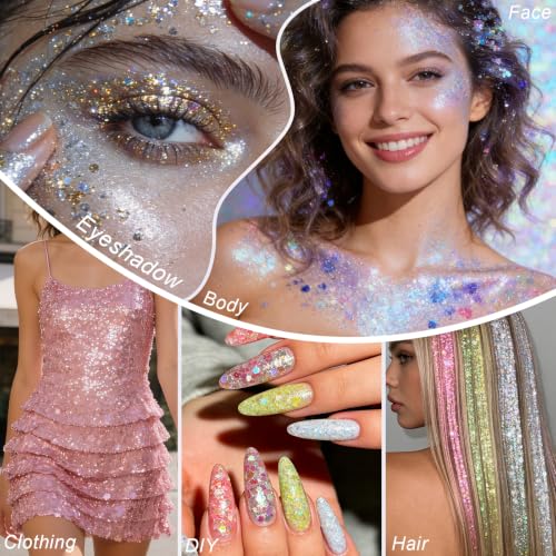 Blue Glitter Stick 32g by DAGEDA – Body & Hair Sparkle