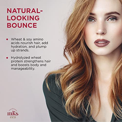 MKS eco Bounce, Original Scent - 8 fl oz - Volumizing Spray - Natural-Looking, Weightless Volume - Moroccan Argan Oil, Hemp Seed Oil & Panthenol - Vegan & Cruelty Free