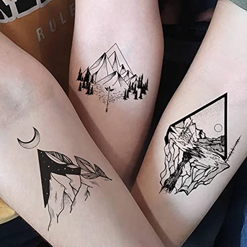 GOROMON 52 Sheets Temporary Tattoos for Men Women Kids